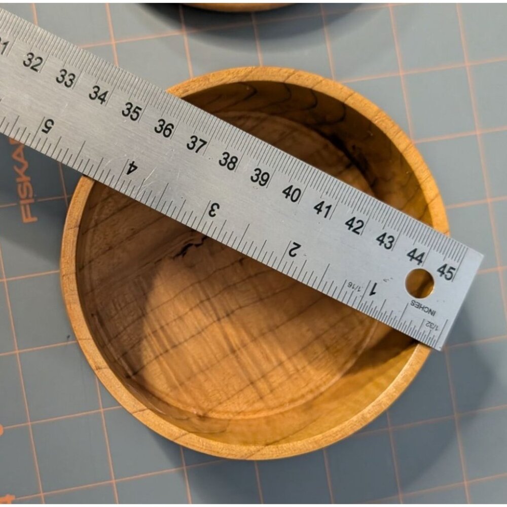 Handcrafted Wooden Trinket Box With Lid - Picture 8 of 12